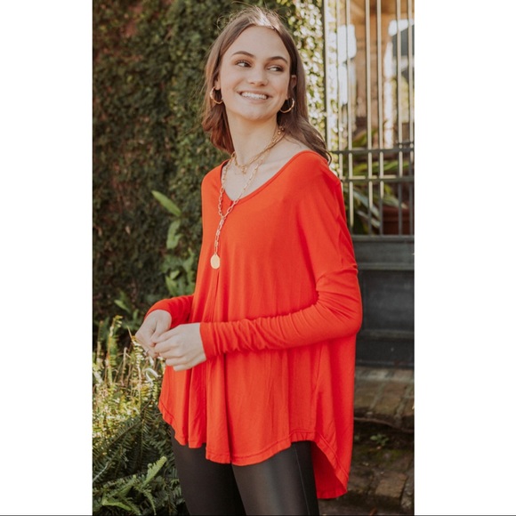 FREE PEOPLE BOHO HI-LO TEE SWING TUNIC TOP A2C - Picture 14 of 16